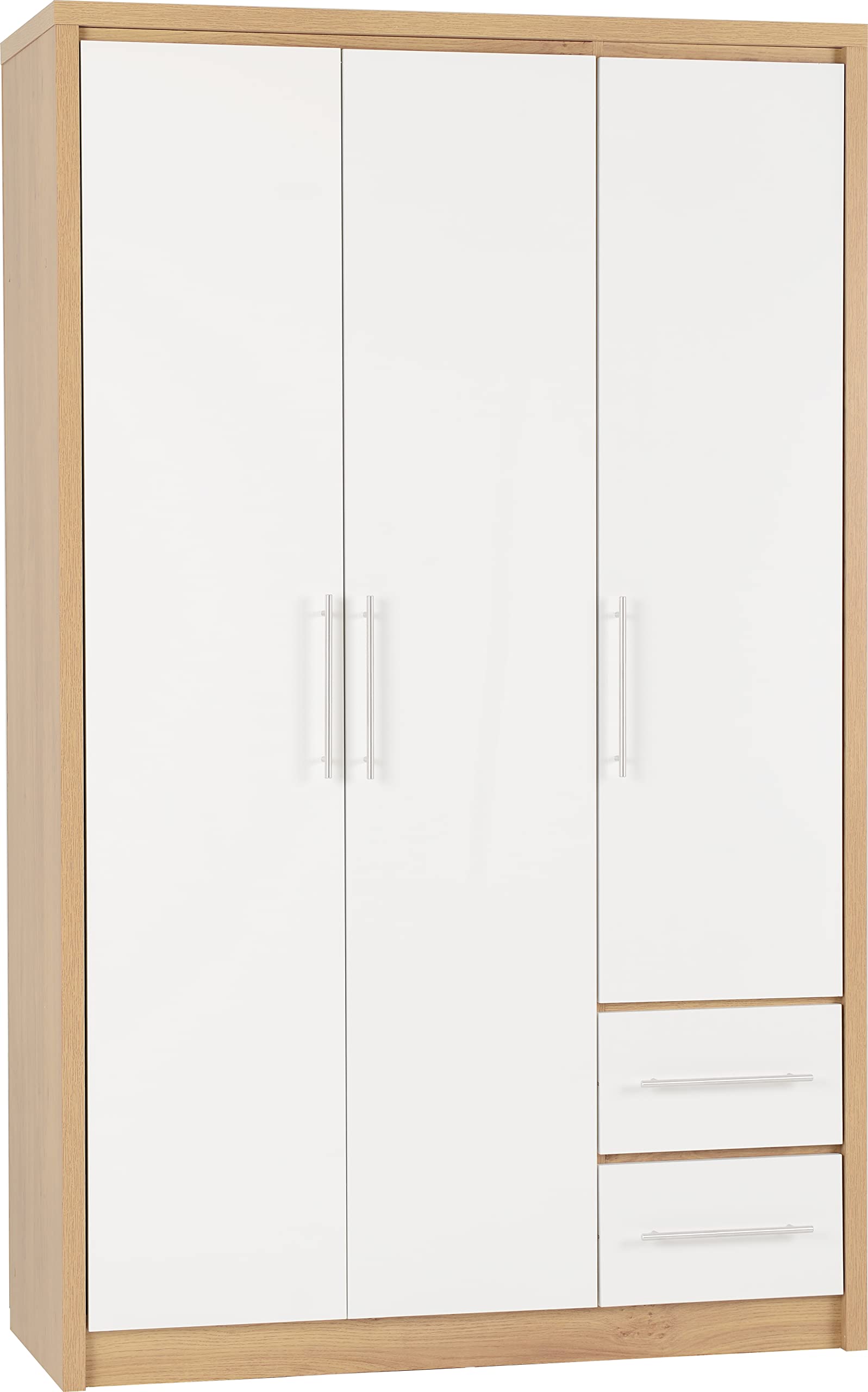 Seconique Seville 2 Door 1 Drawer Wardrobe