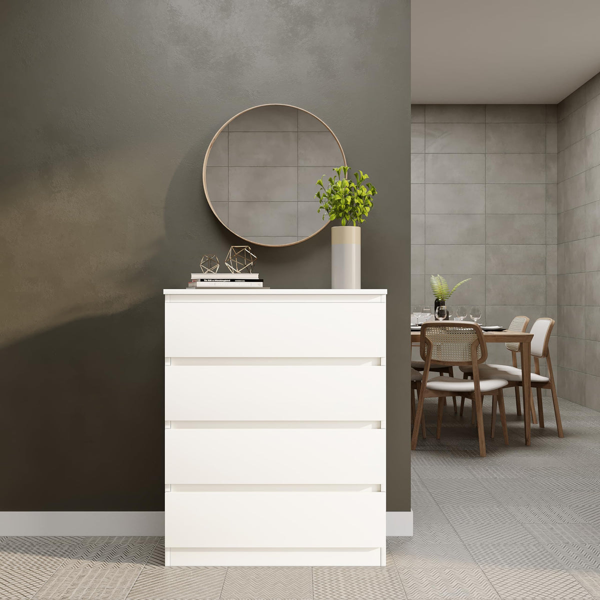 Seconique Malvern 4 Drawer Chest