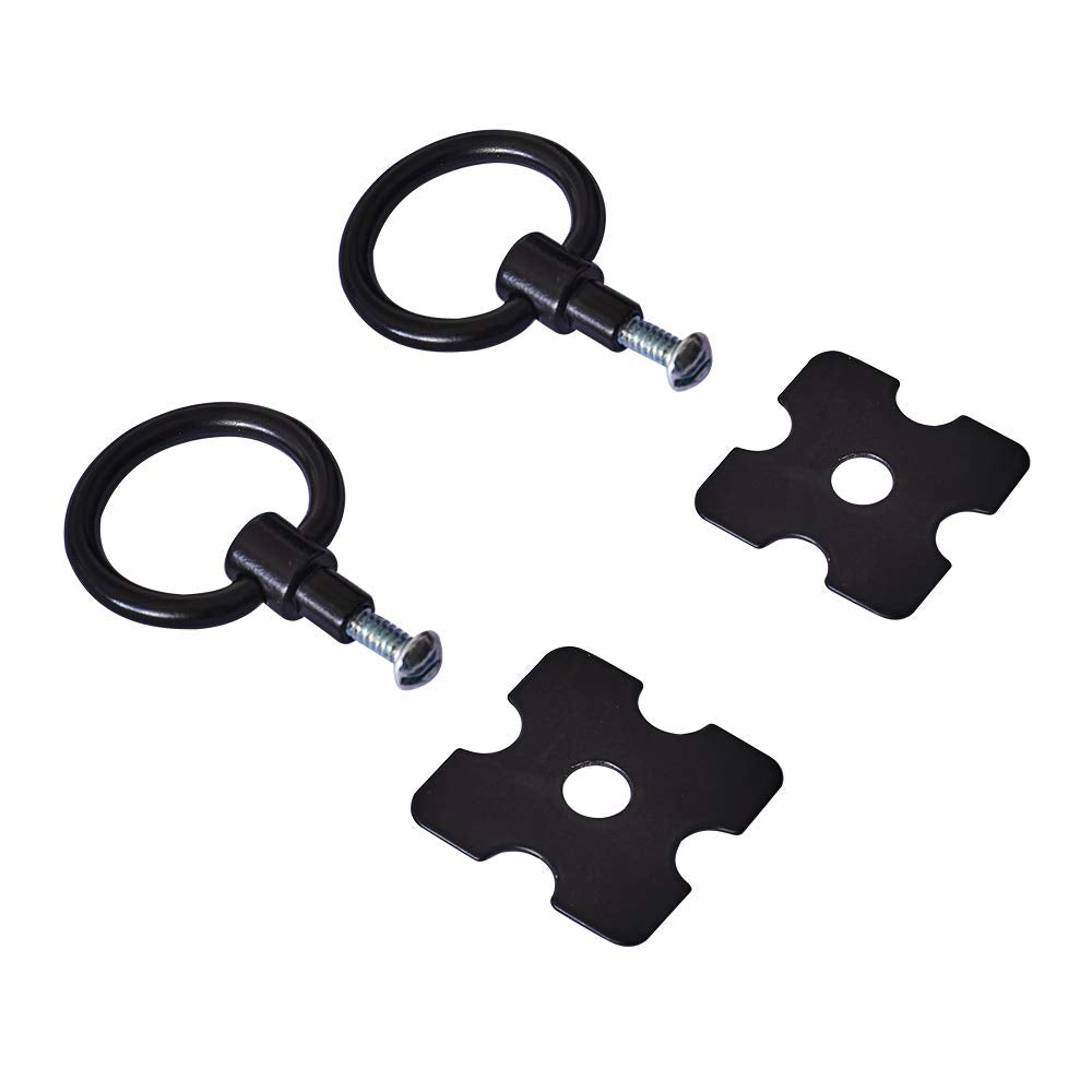 Panana Corona Replacement Furniture Fittings Black Metal Pull Handles/Hinges/Pins Studs for Cabinets Wardrobe Drawer (8PCS)