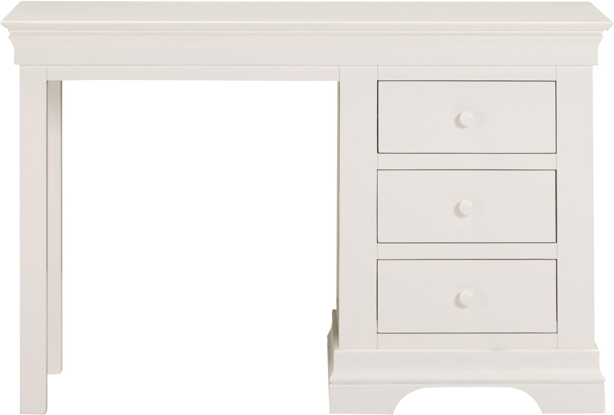 Furniture 321 Bordeaux 3 Drawer Dressing Table, 115x44.5x76cm, French-Inspired Traditional Style, Fully Assembled