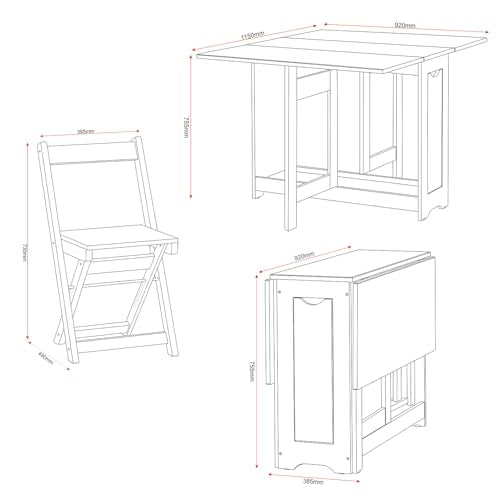 Seconique Santos Butterfly Dining Set