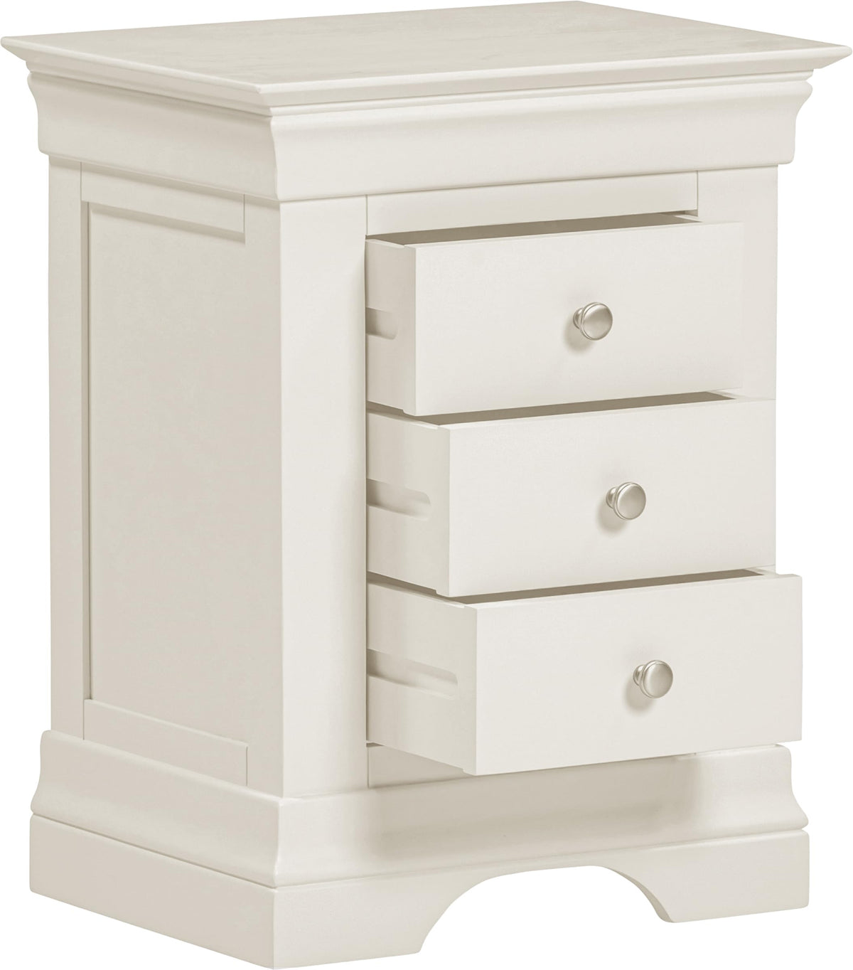 Seconique Bordeaux 3 Drawer Bedside