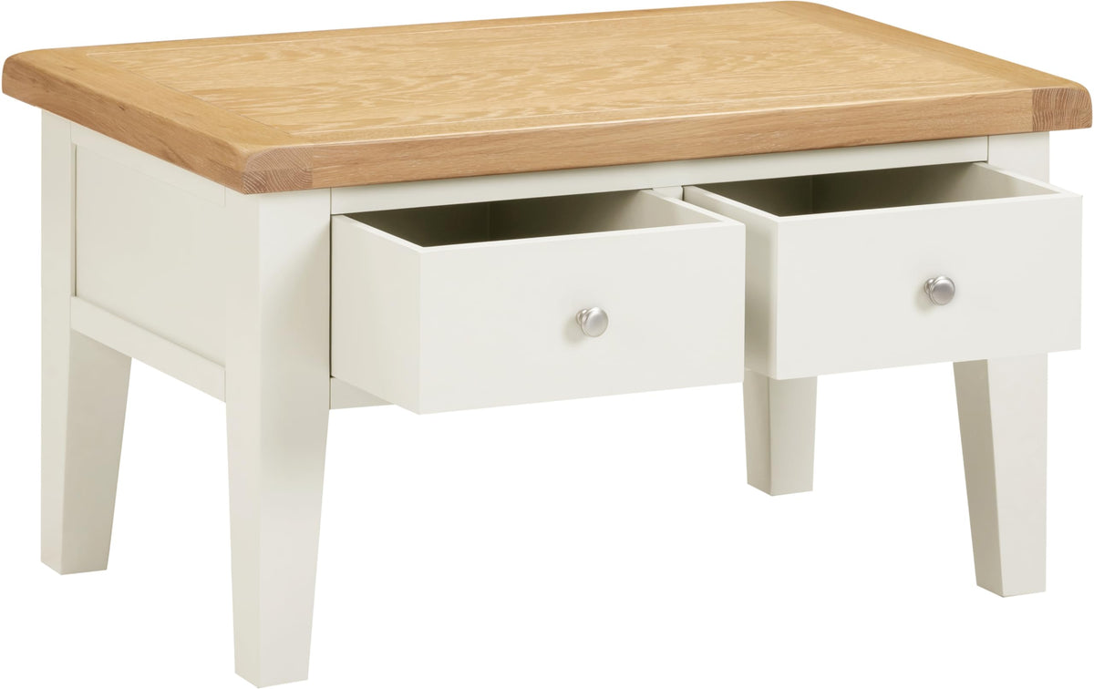 Seconique Windsor 2 Drawer Coffee Table