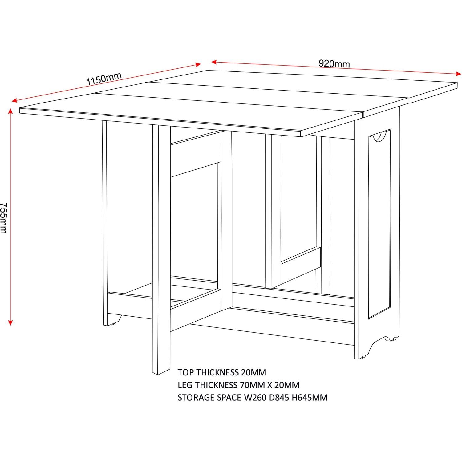 Furniture 321 Santoss Butterfly Dining Set in White/Distressed Waxed Pine