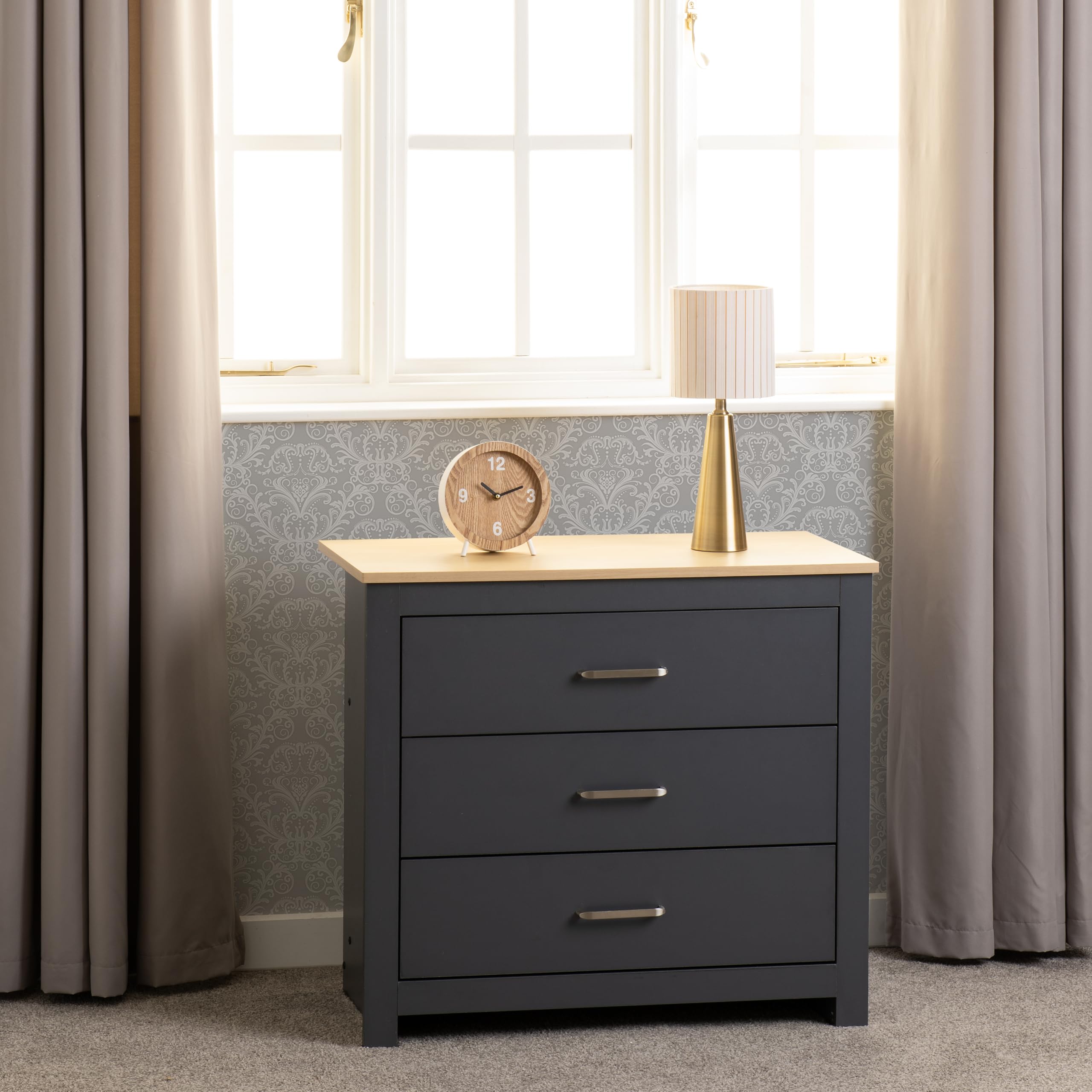 Seconique Portland 3 Drawer Chest