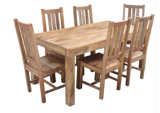 Dakota Mango Dining Table Indian Furniture RRP £699 Part Assembled (NO DELIVERY to Flats) NO CHAIRS