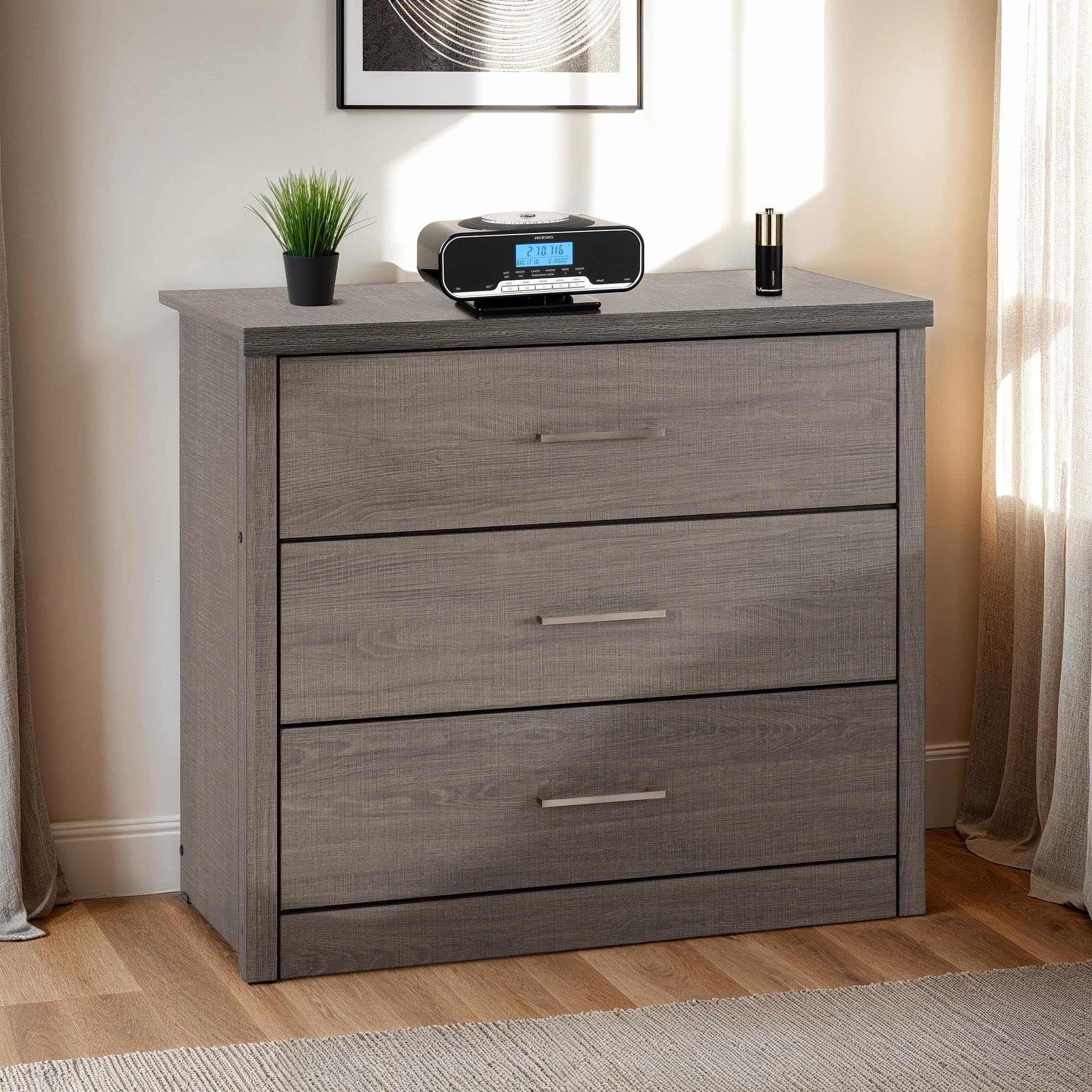 Seconique Lisbon 3 Drawer Chest