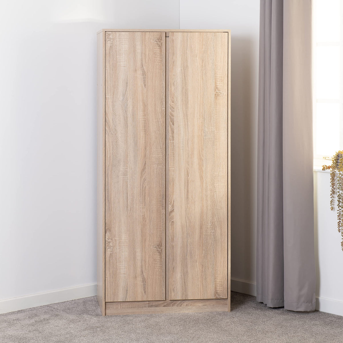 Seconique Malvern 2 Door Wardrobe in Sonoma Oak Effect
