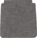 Seconique Fabric Seat Pad (PAIR) in Grey Fabric