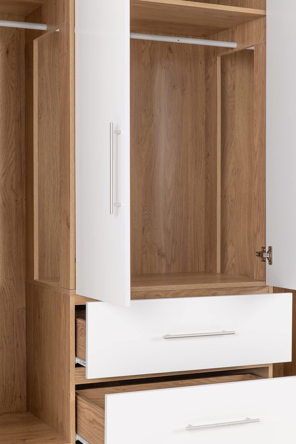 Seconique Seville 2 Door 1 Drawer Wardrobe