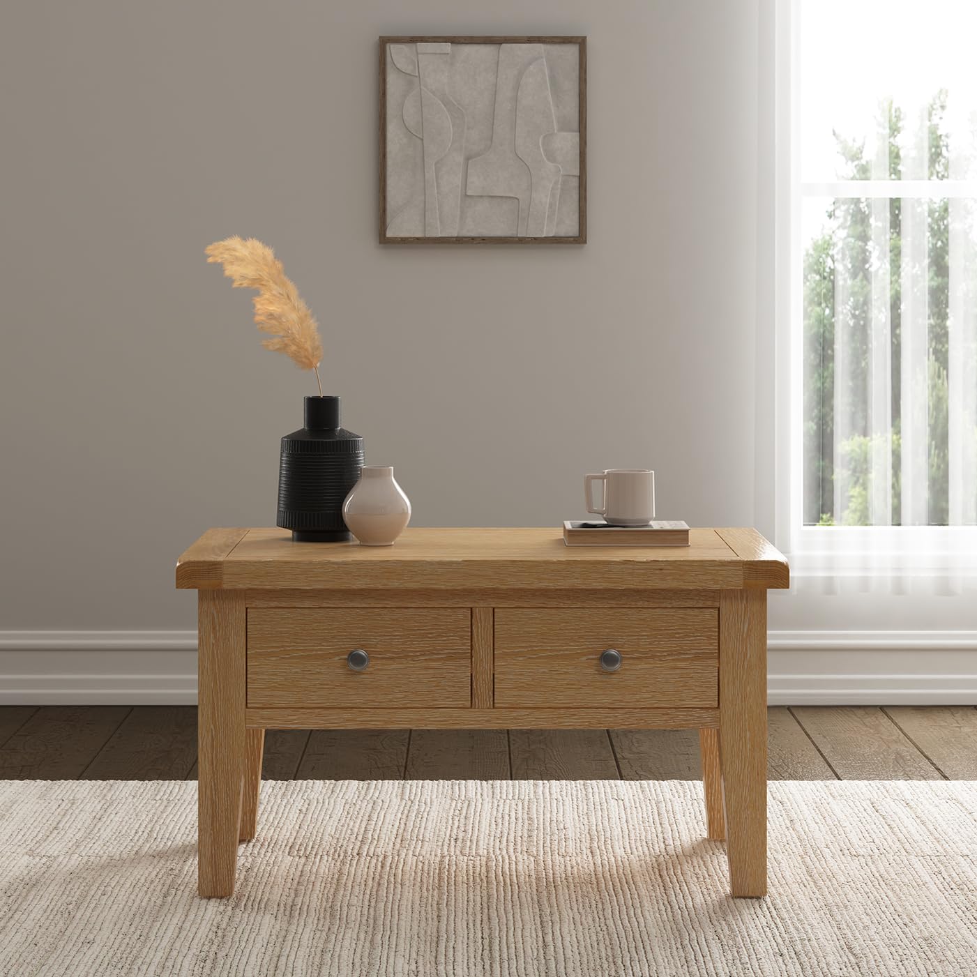 Seconique Windsor 2 Drawer Coffee Table