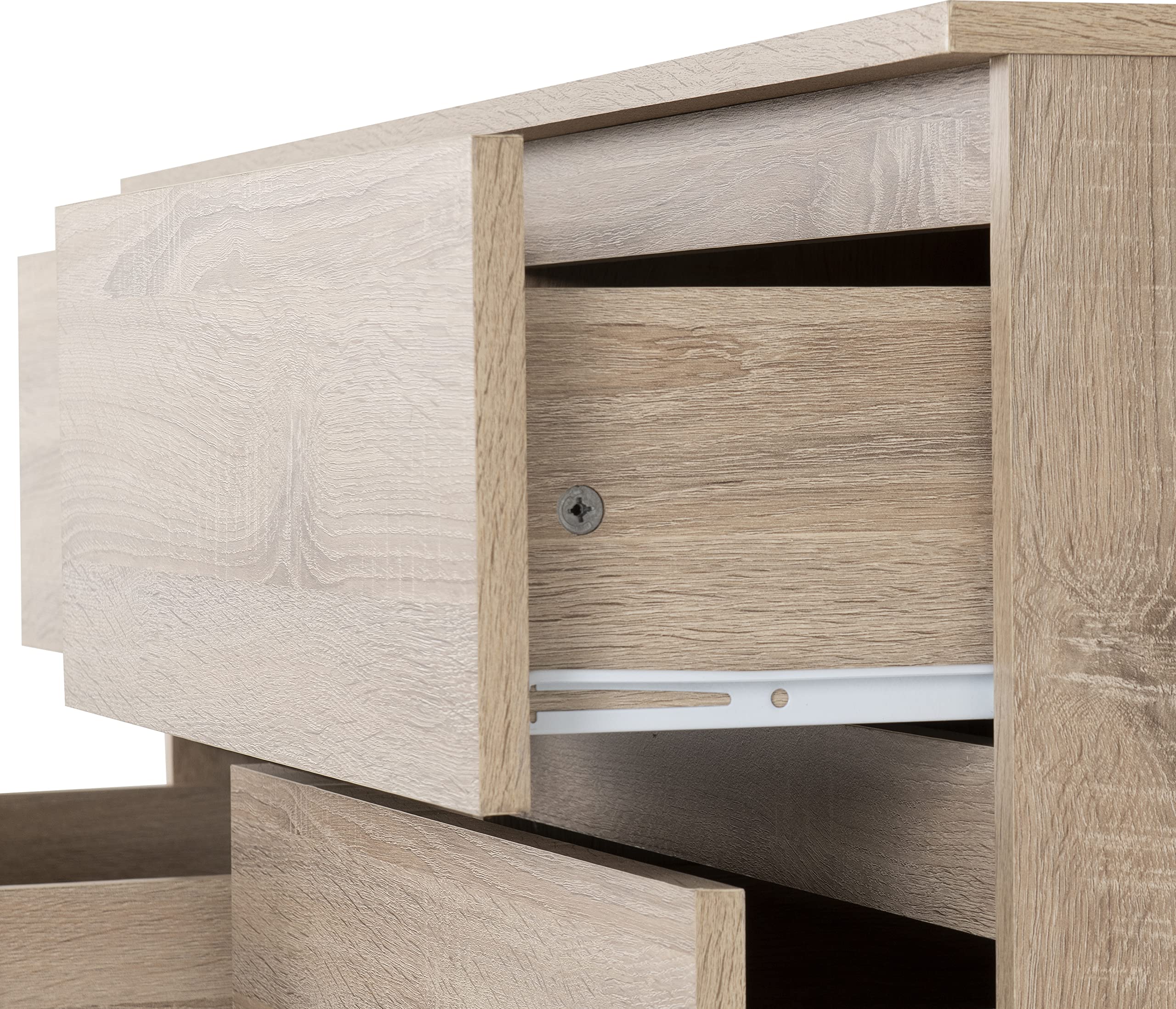 Seconique Malvern 6 Drawer Chest in Sonoma Oak Effect