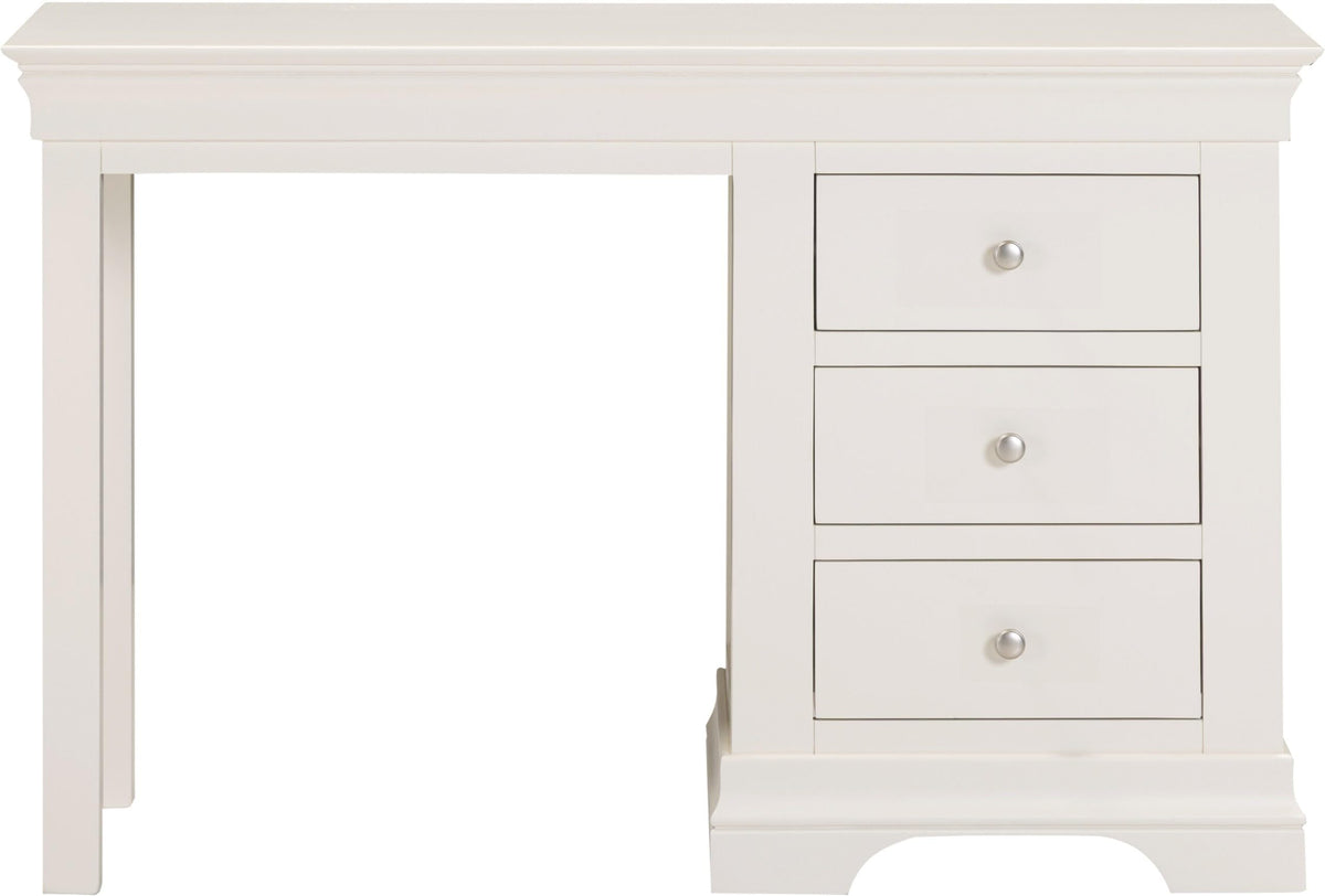 Furniture 321 Bordeaux 3 Drawer Dressing Table, 115x44.5x76cm, French-Inspired Traditional Style, Fully Assembled