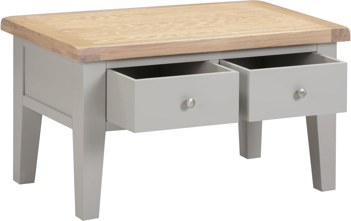 Seconique Windsor 2 Drawer Coffee Table