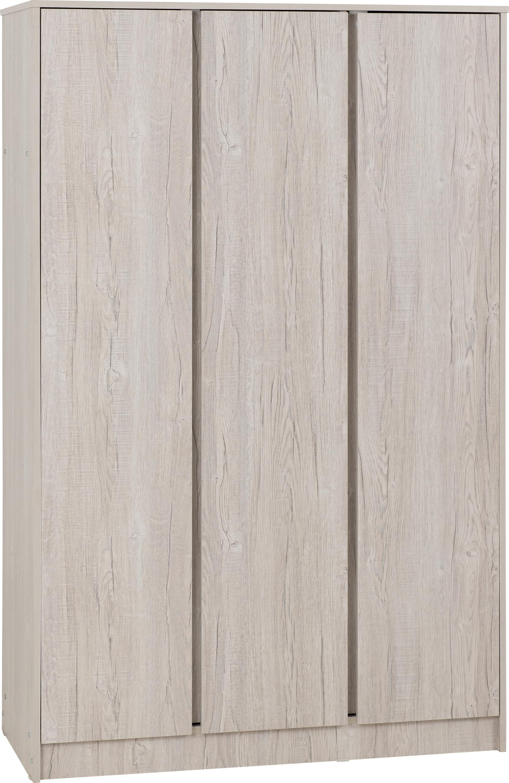 Seconique Bedroom Set, Engineered Wood, Urban Snow, W 1150mm x D 505mm x H 1800mm