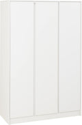 Seconique Malvern 3 Door Wardrobe in White