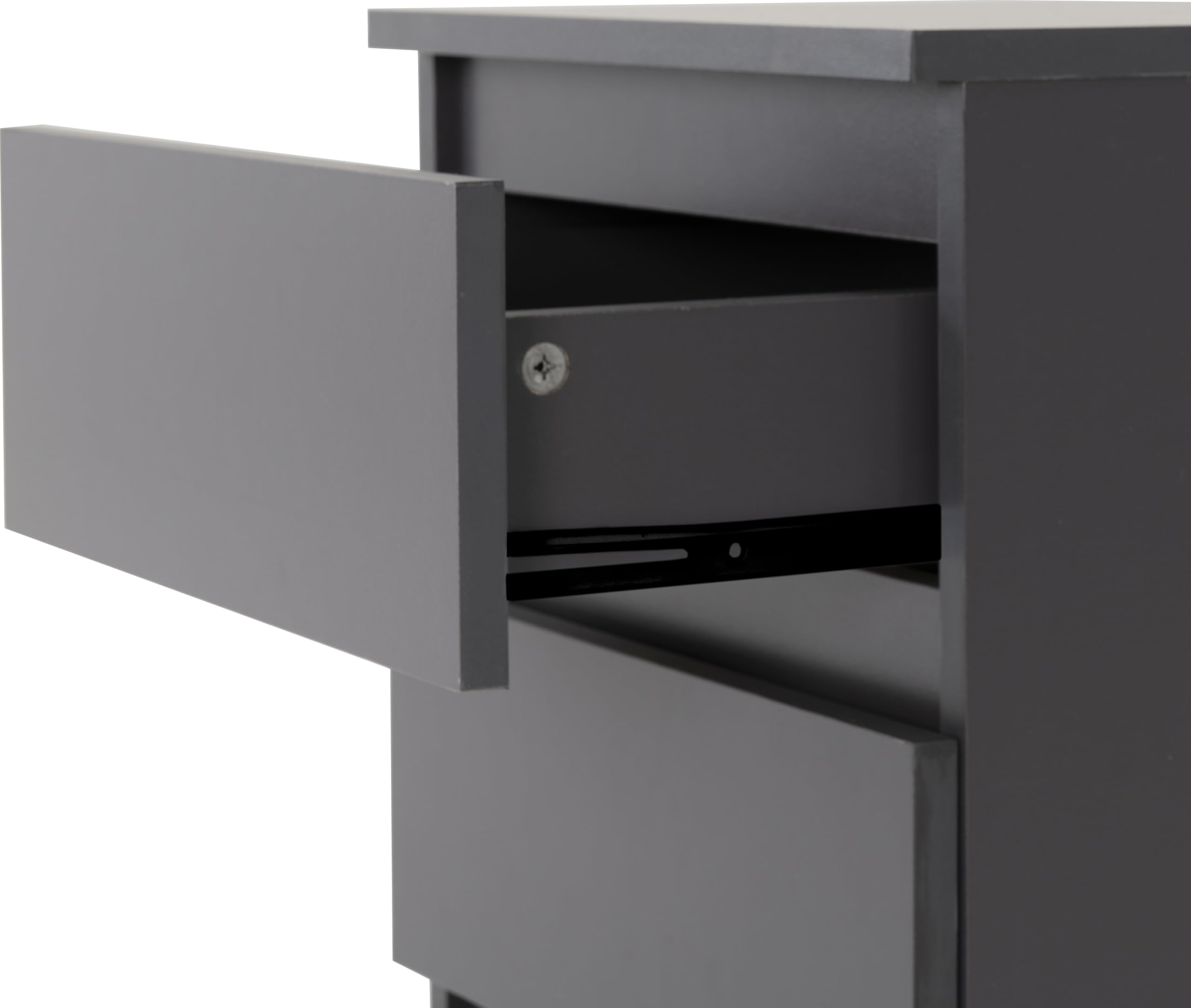 Seconique Malvern 3 Drawer Bedside