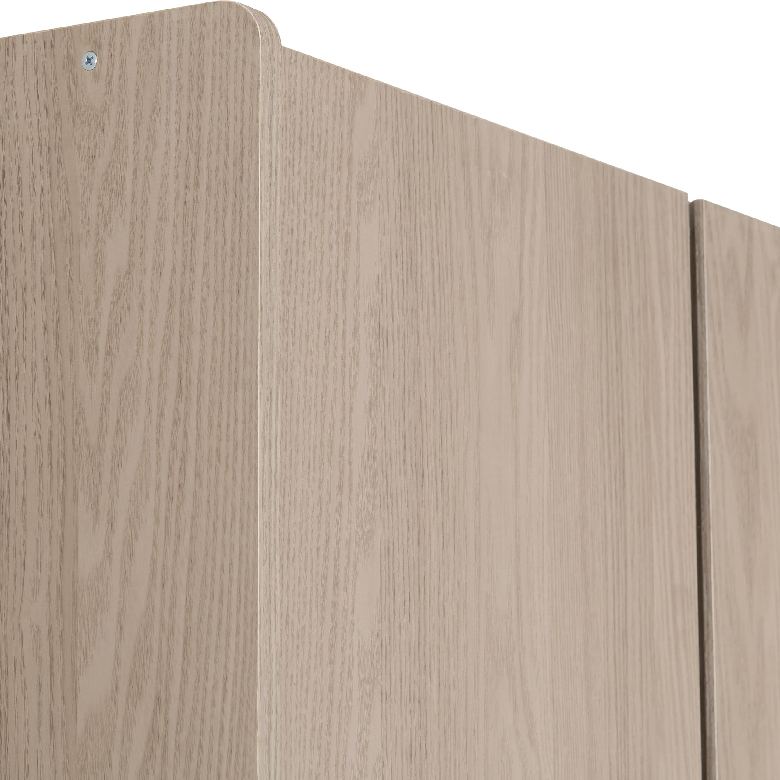 Seconique Paris 3 Door Mirrored Wardrobe in Smoked Ash Effect