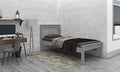 Furniture 321 Colorado 3' Bed Grey Low Foot End - No Delivery To Flats