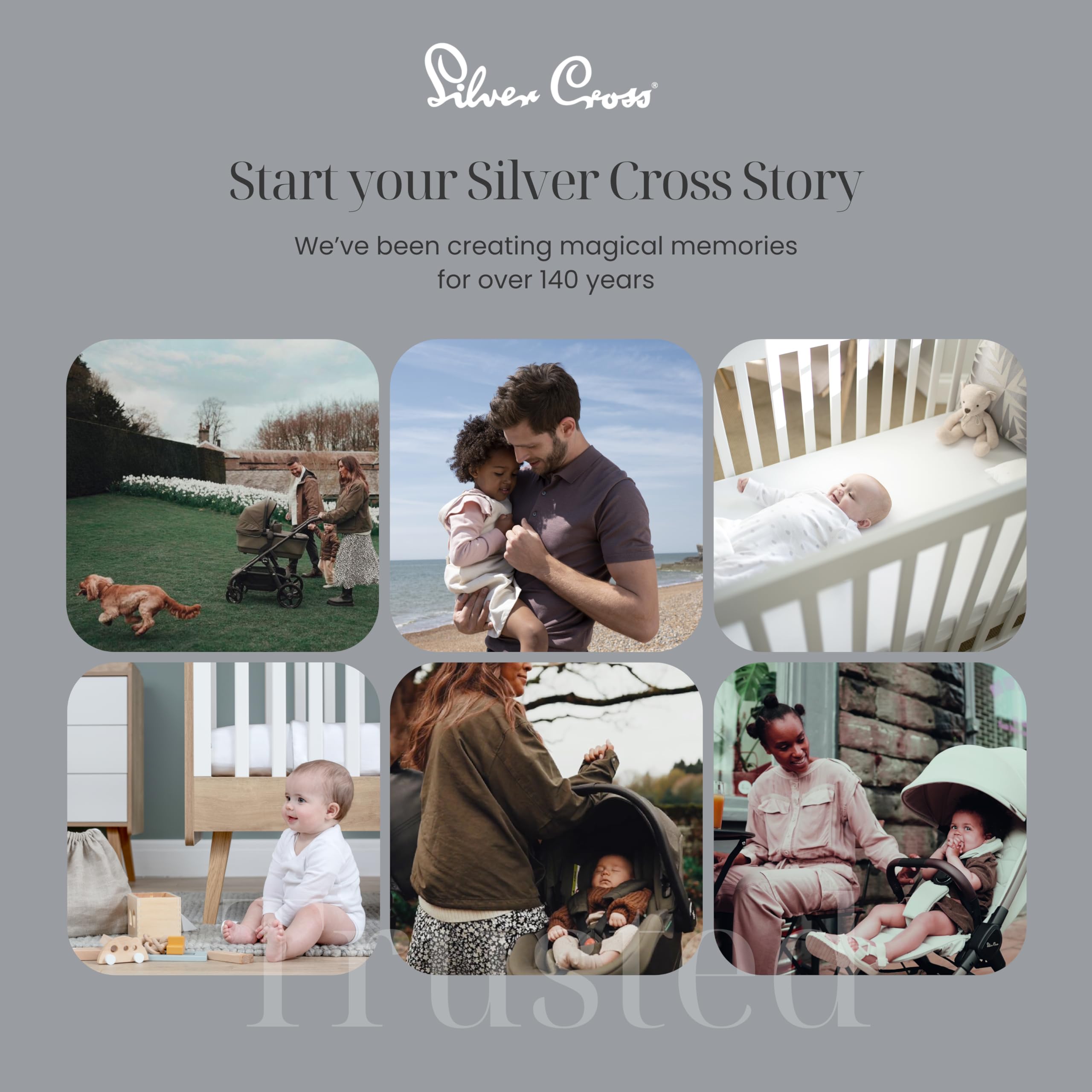 Silver Cross | Dune Pushchair | Travel Stroller | Foldable & Lightweight Stroller