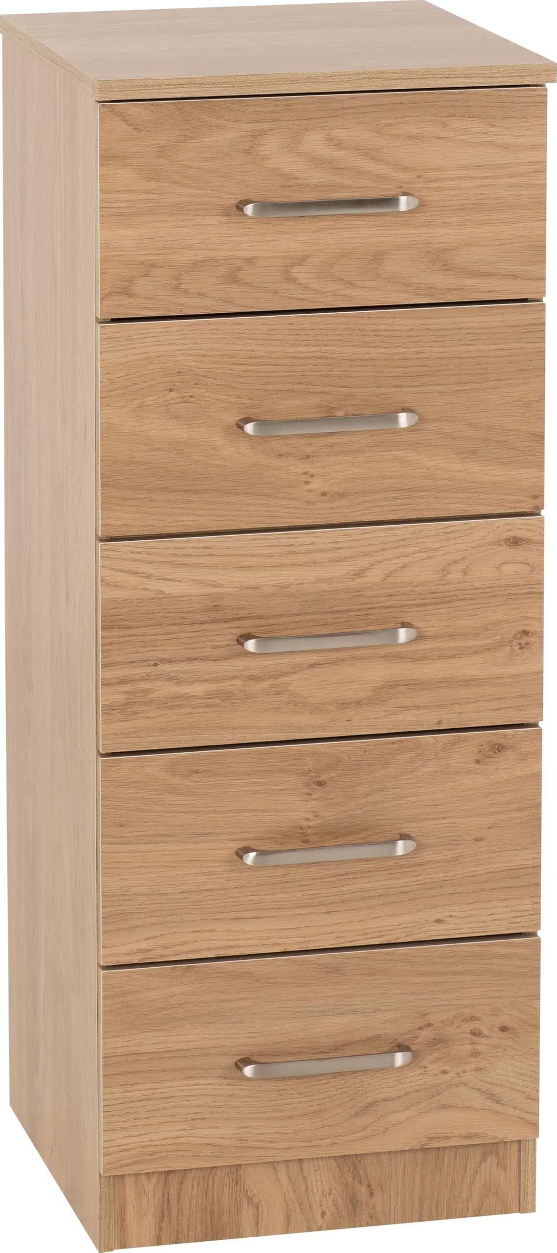 Seconique Dakota 5 Drawer Narrow Chest