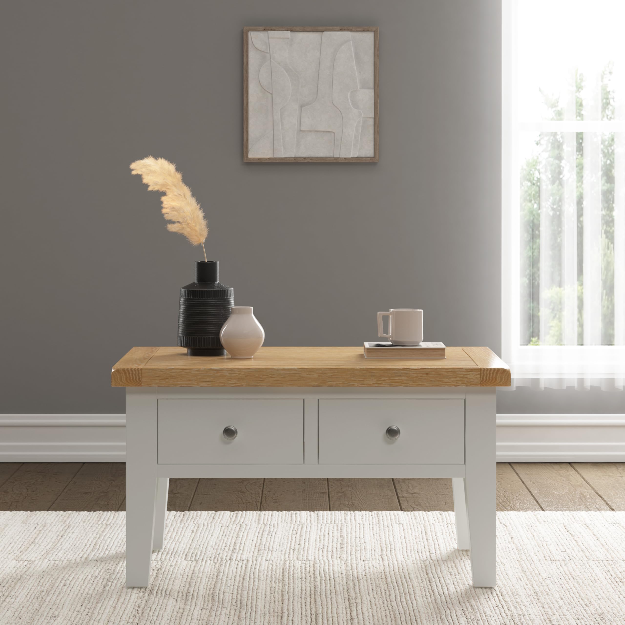 Seconique Windsor 2 Drawer Coffee Table