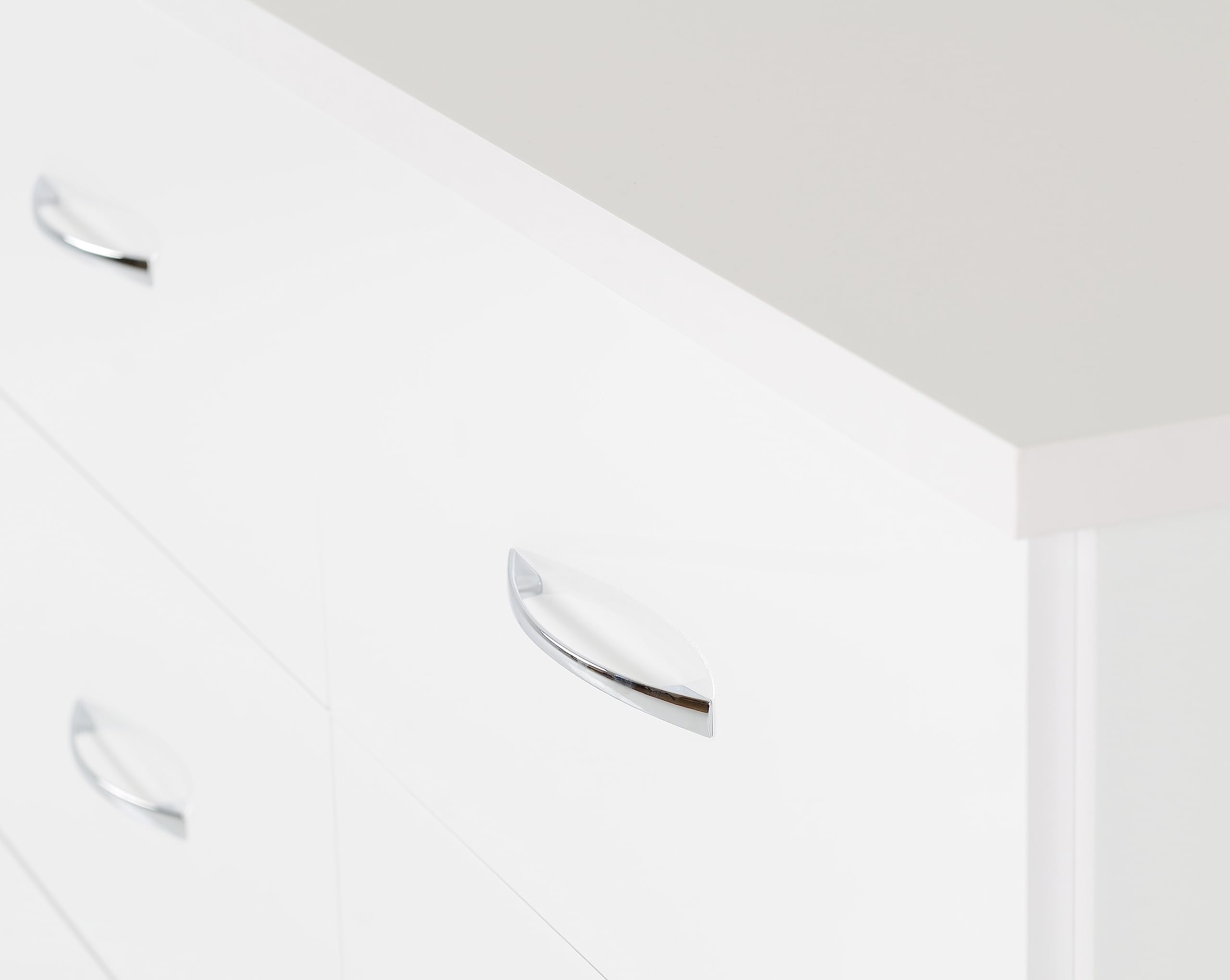 Nevada Chest Of Drawers 6 Drawer With Metal Handle Storage Unit