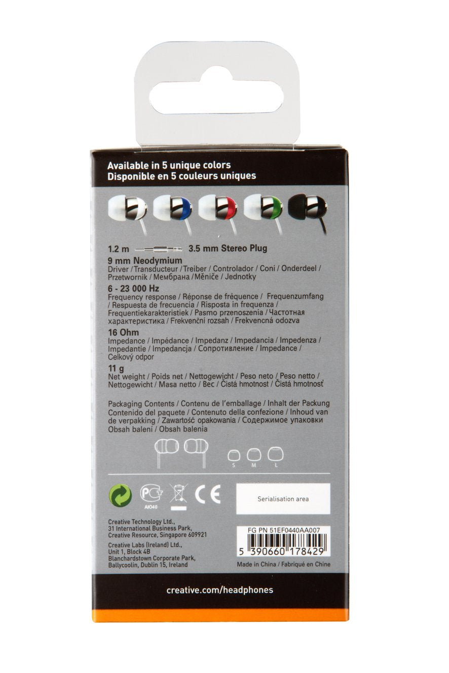 Creative EP-660 in-ear Stereo Earphones