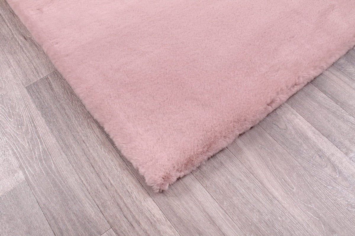 Lord of Rugs Lux Faux Fur Rug for Bedroom Dining Living Room Carpet Super Soft Fluffy Plush Plain Modern Floor Shaggy Rug