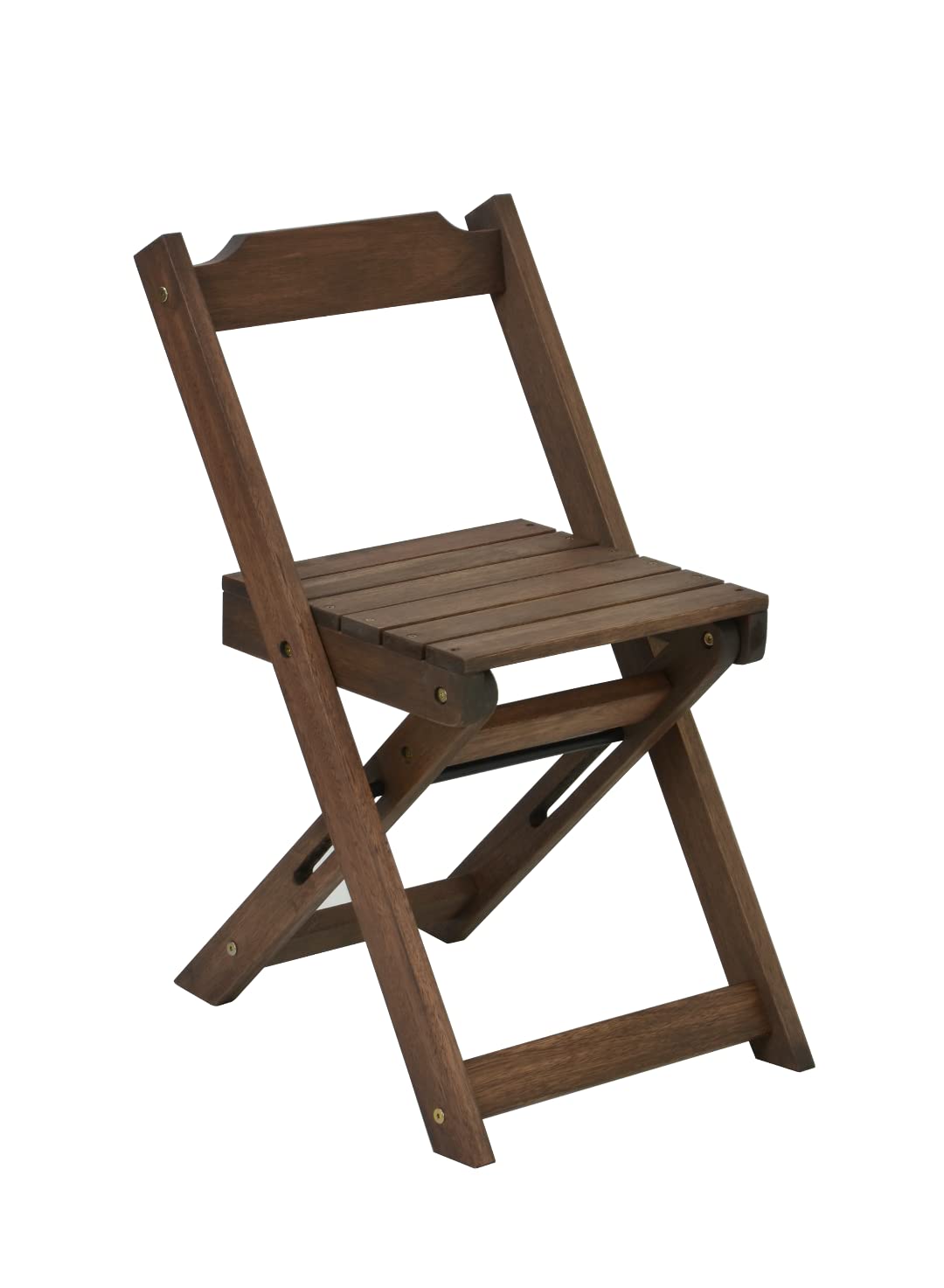 Furniture 321 Santos Folding Drop Leaf Butterfly Dining Set Outdoor and Indoor Use With 4 Stowaway Chairs Teak Durable Eucalyptus Wood