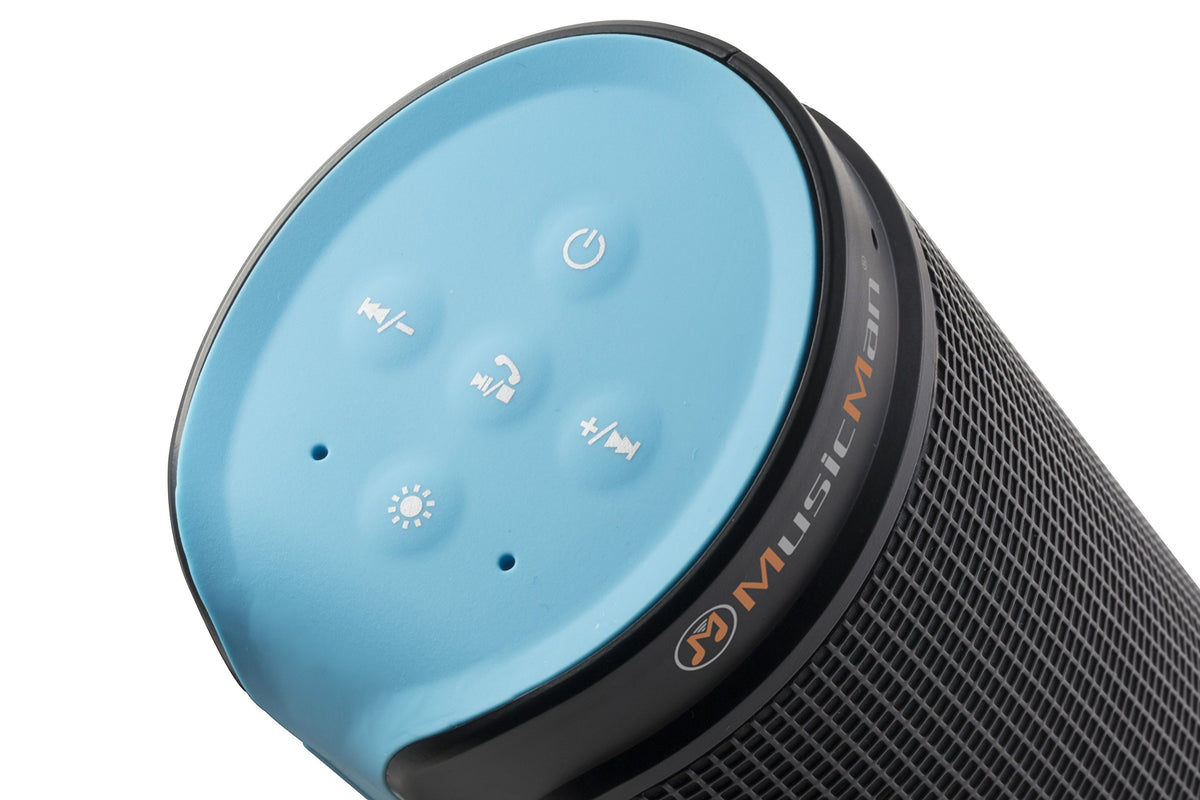 MusicMan Bluetooth LED Light Soundstation BT-X26 Bluetooth Speaker Black