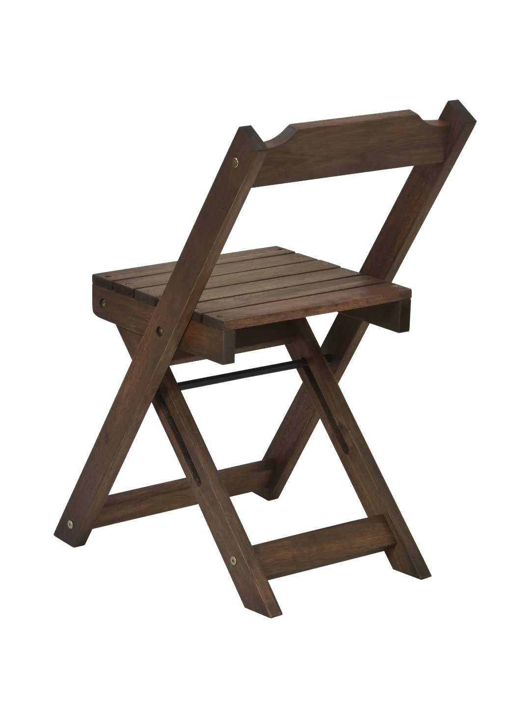 Furniture 321 Santos Folding Drop Leaf Butterfly Dining Set Outdoor and Indoor Use With 4 Stowaway Chairs Teak Durable Eucalyptus Wood