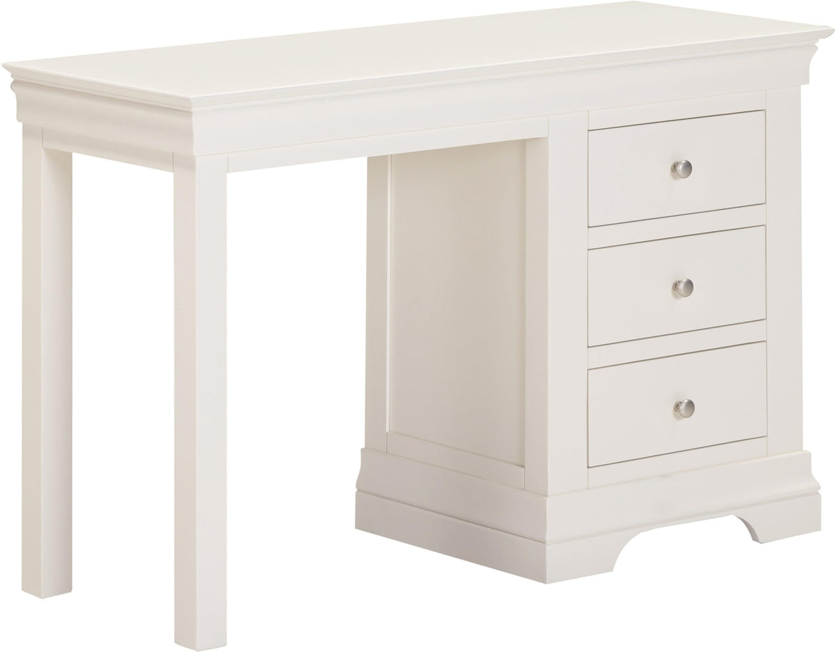 Furniture 321 Bordeaux 3 Drawer Dressing Table, 115x44.5x76cm, French-Inspired Traditional Style, Fully Assembled