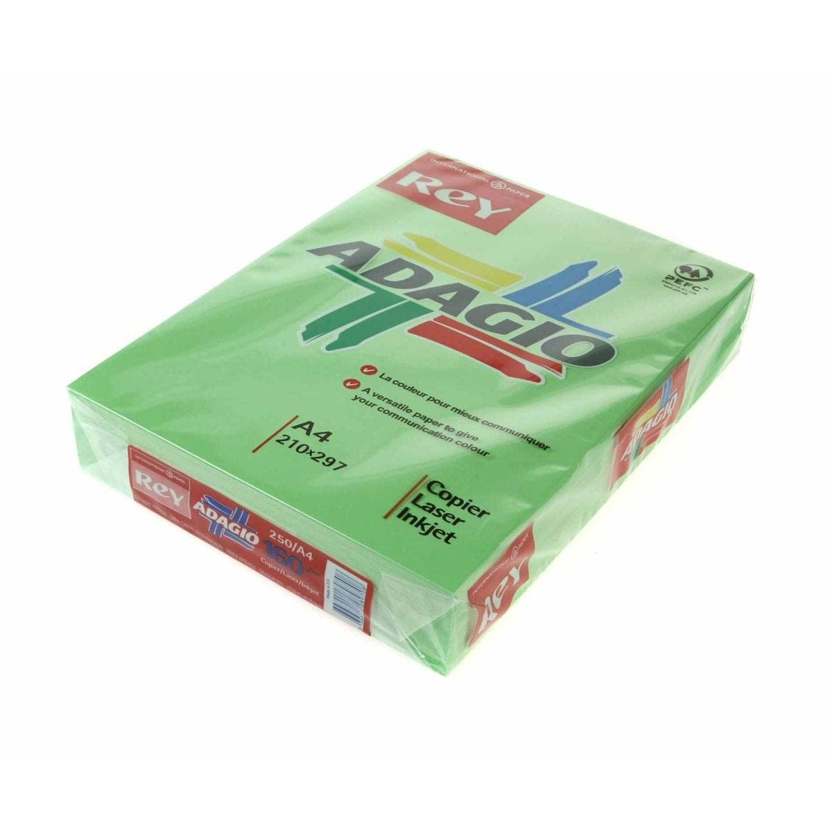 Adagio A4 160gsm Deep Card - Green (Pack of 250),201.1221