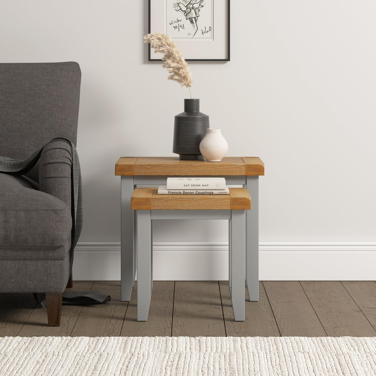 Seconique Windsor Nest Of 2 Tables