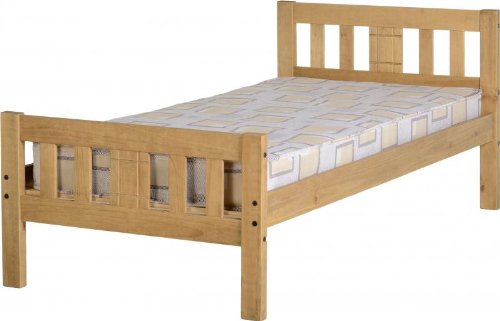 sec Rio 3' Bed in Distressed Waxed Pine
