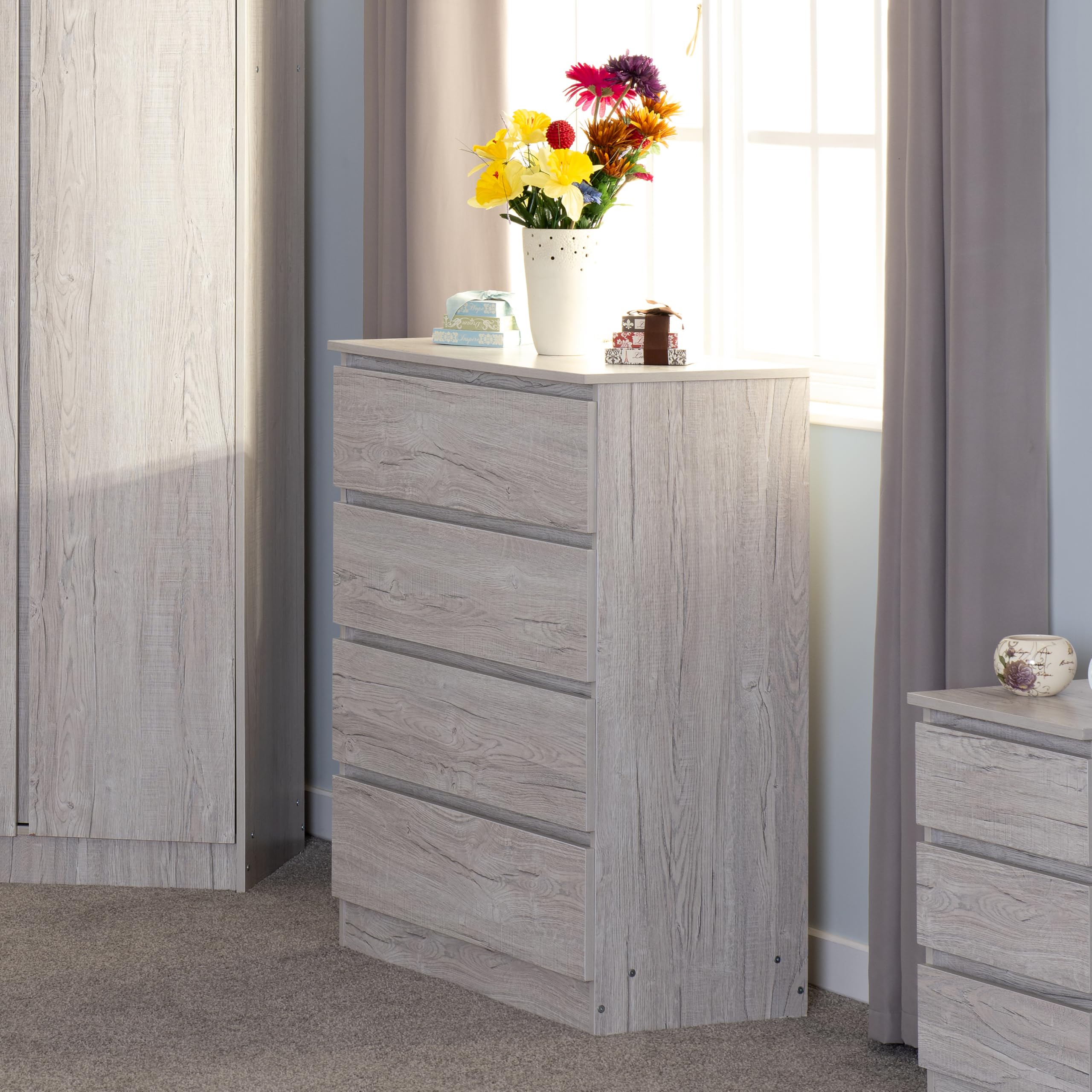 Seconique Malvern 4 Drawer Chest