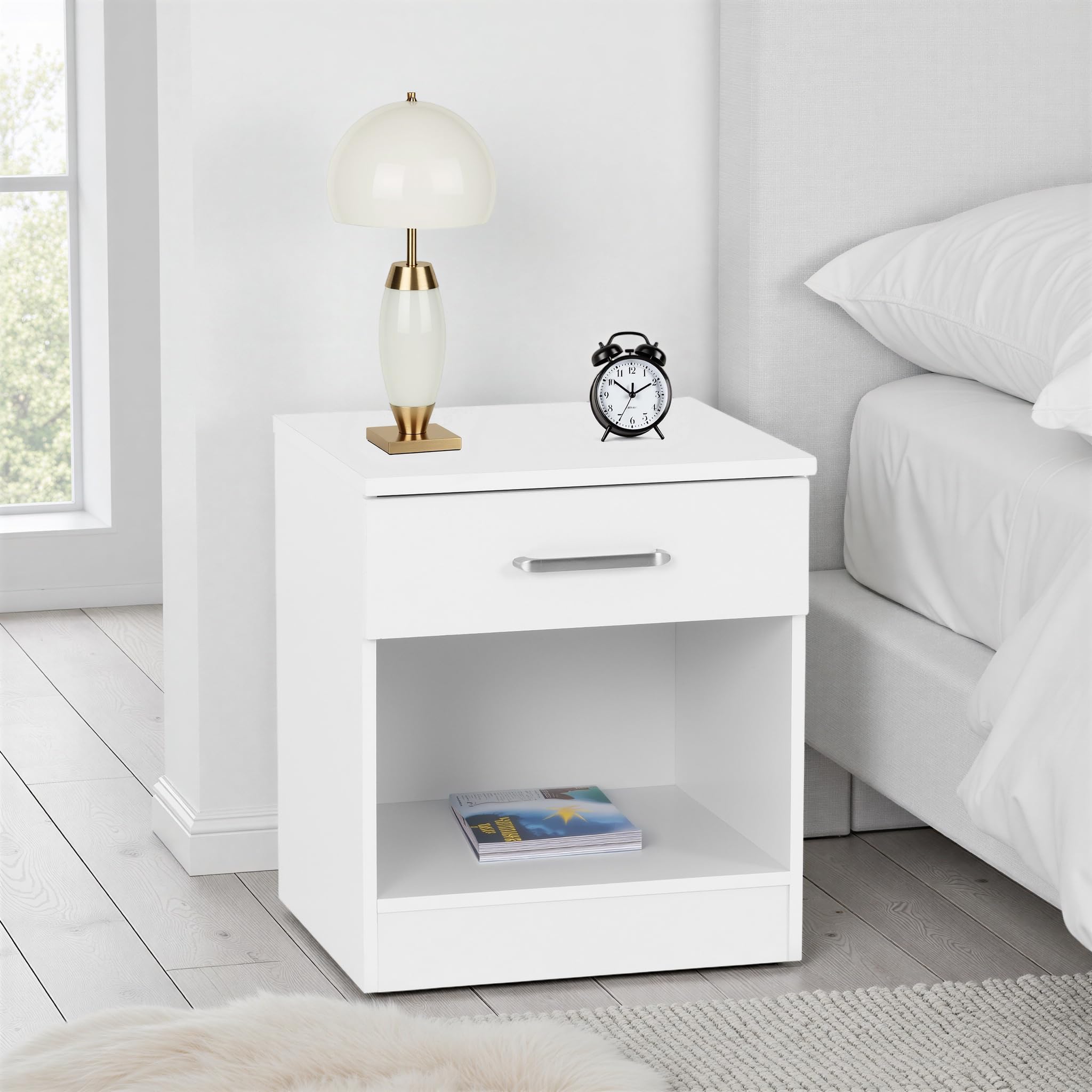 Seconique Dakota 3 Drawer Bedside