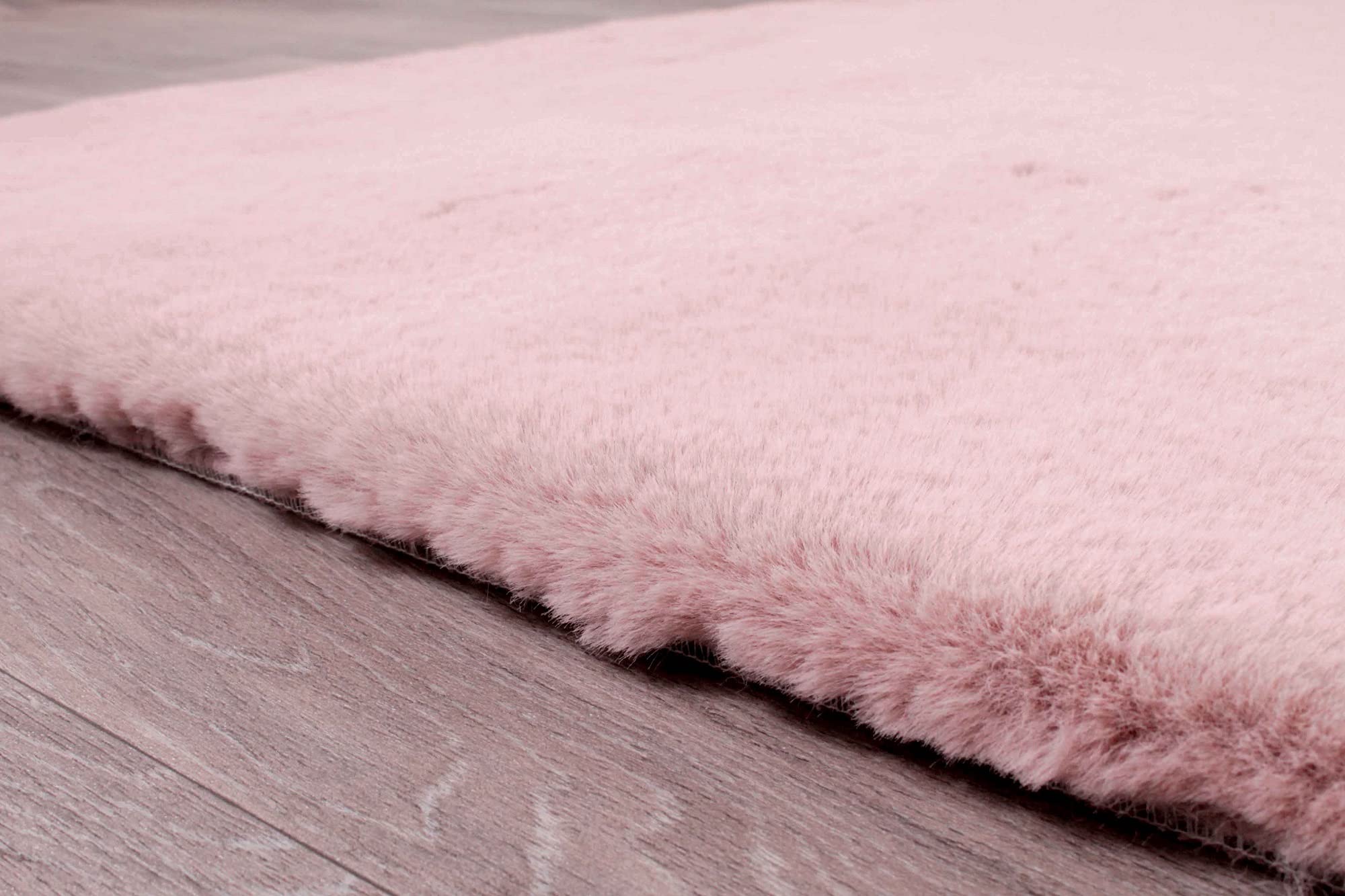 Lord of Rugs Lux Faux Fur Rug for Bedroom Dining Living Room Carpet Super Soft Fluffy Plush Plain Modern Floor Shaggy Rug