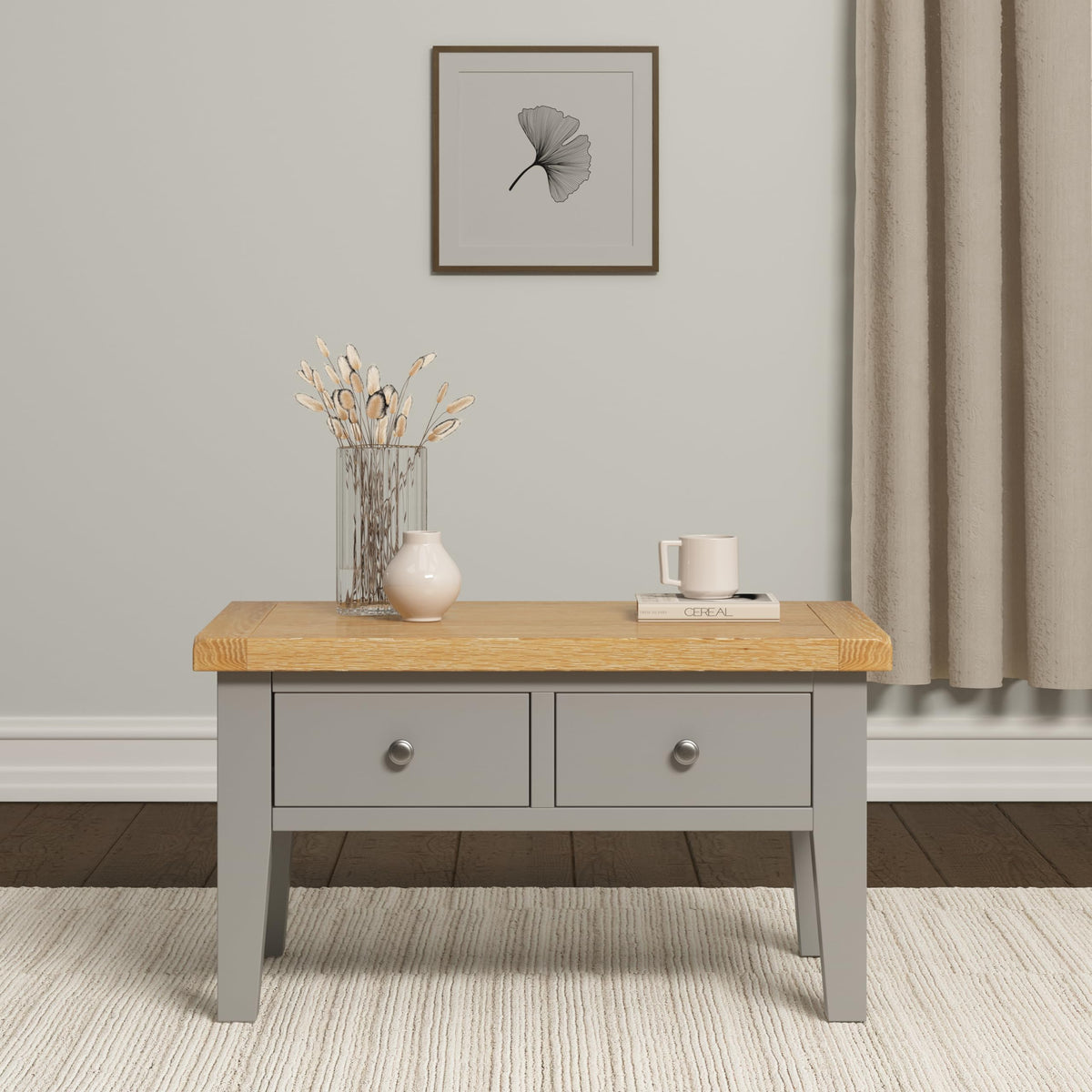 Seconique Windsor 2 Drawer Coffee Table