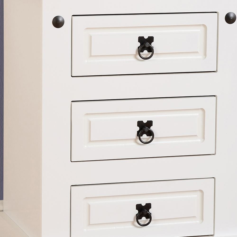 Corona 3 Drawer Bedside Chest