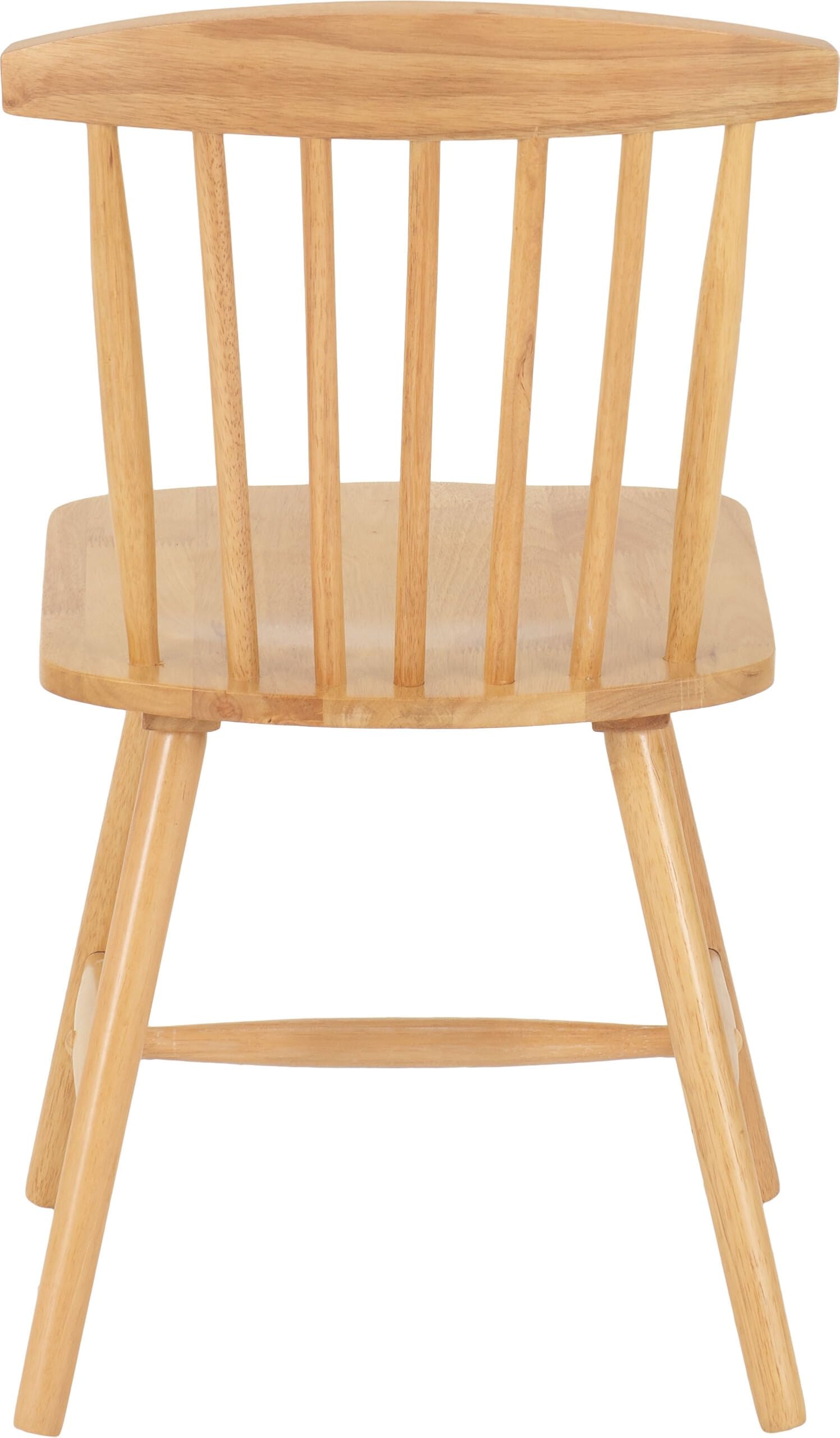 Furniture 321 Emery Chair Indoor Set Of 2 Rubberwood Chairs