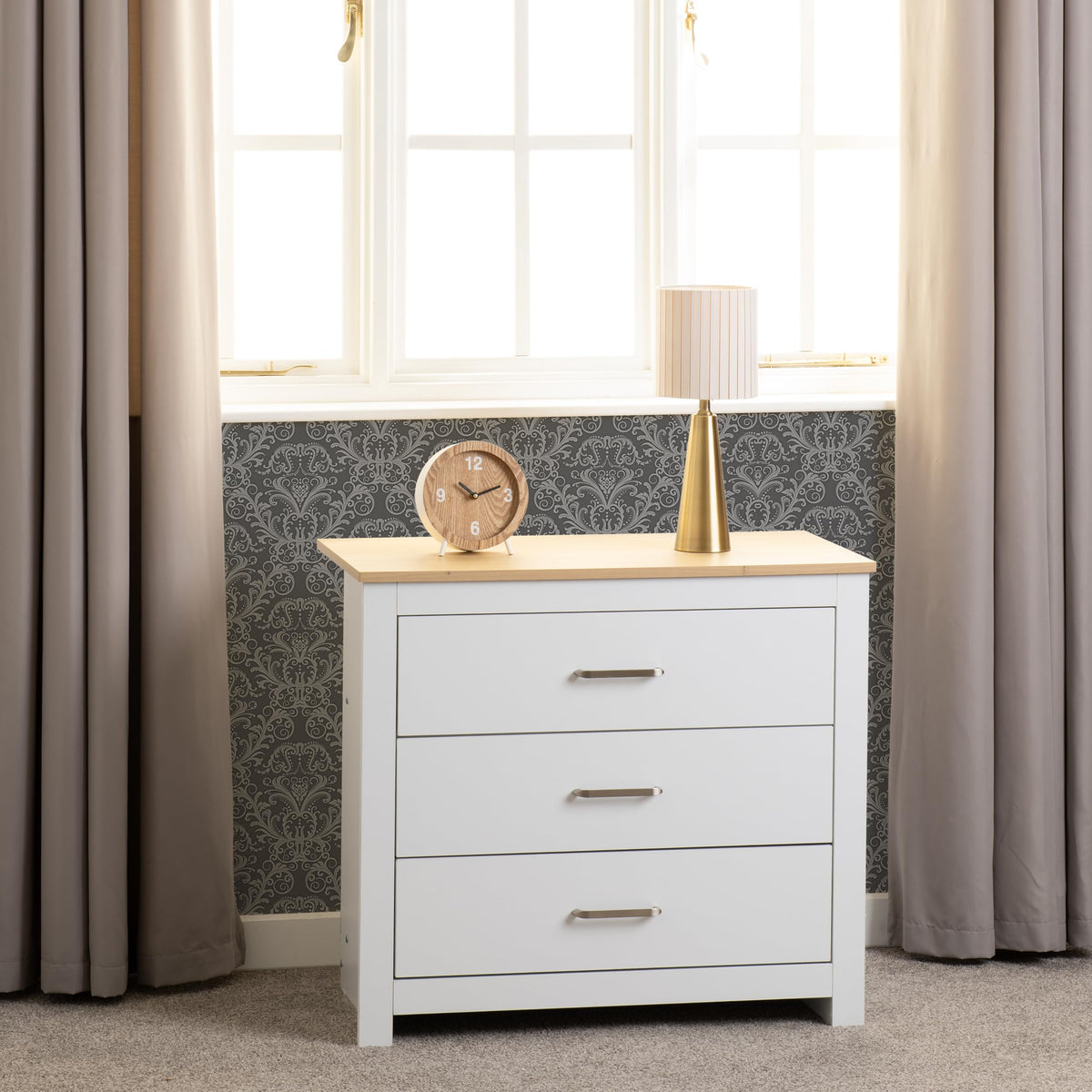 Seconique Portland 3 Drawer Chest