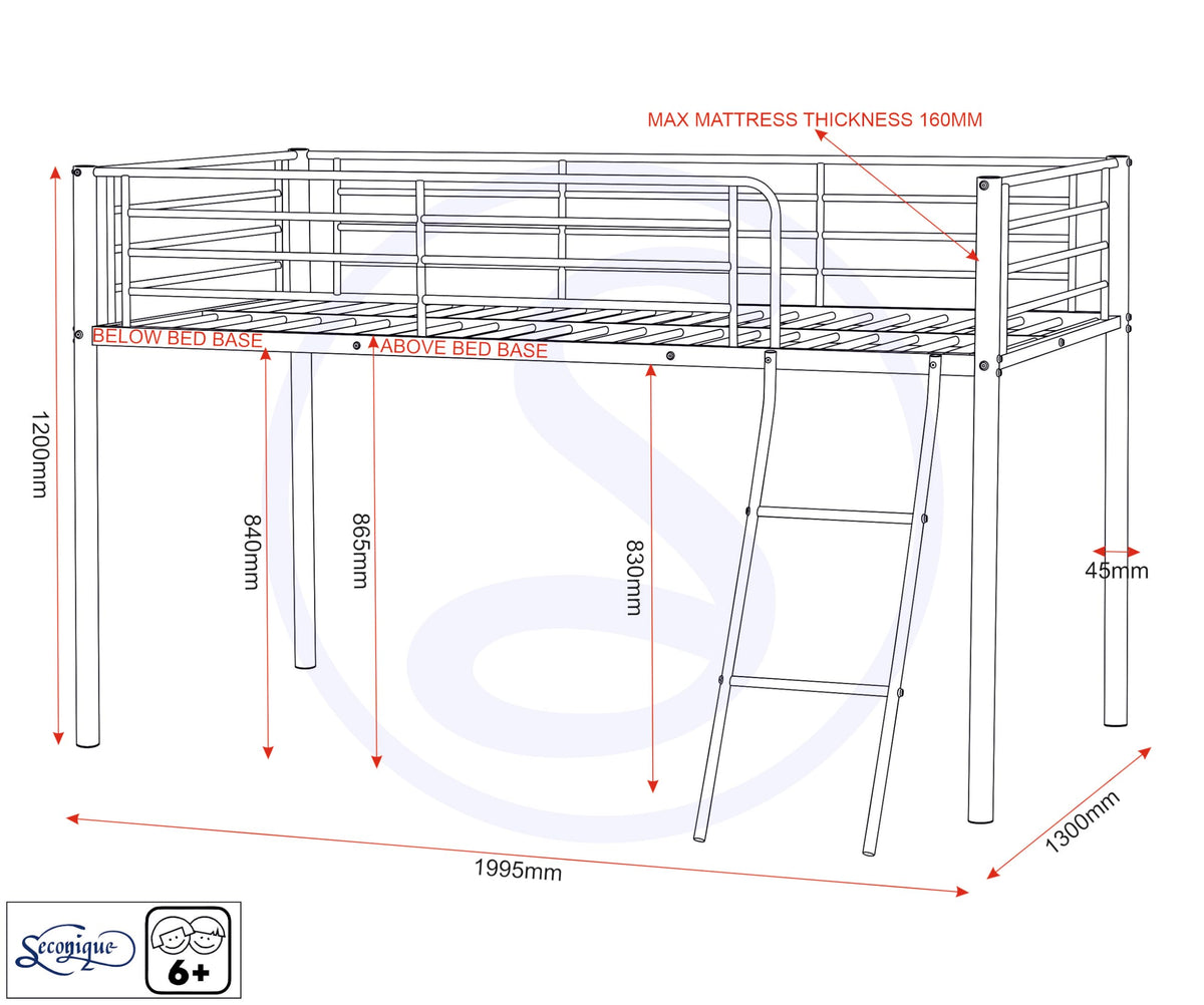 Seconique Kora Mid Sleeper