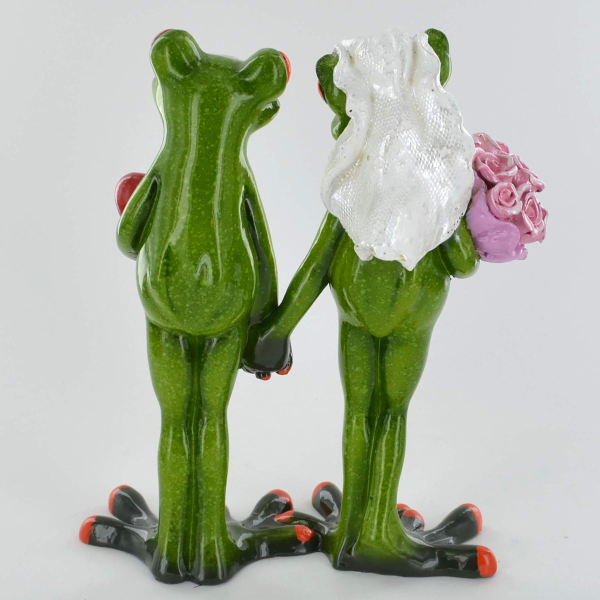 Comical Frogs - The Big Day Novelty Gift Joke Present Home Decor Sculpture H15.5cm