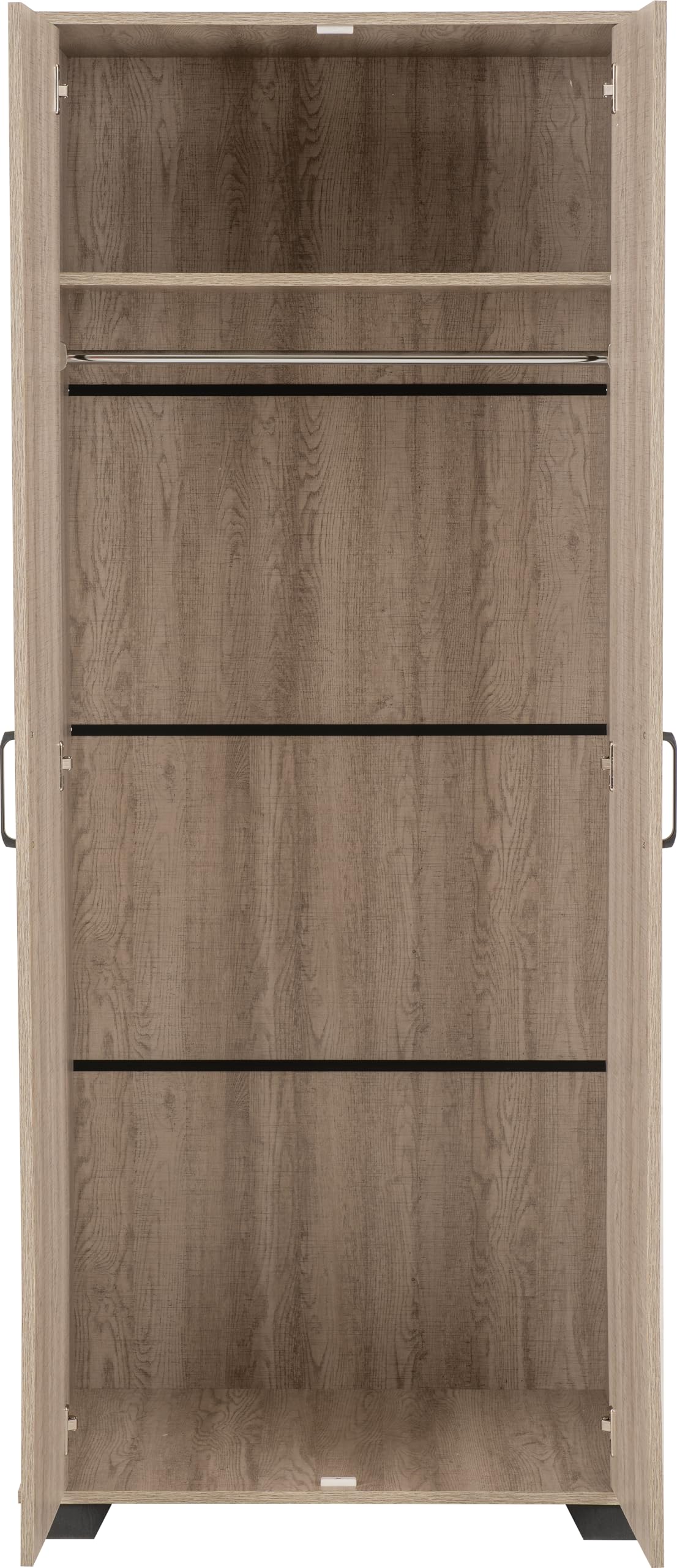 Seconique Oliver 2 Door Wardrobe in Light Oak Effect