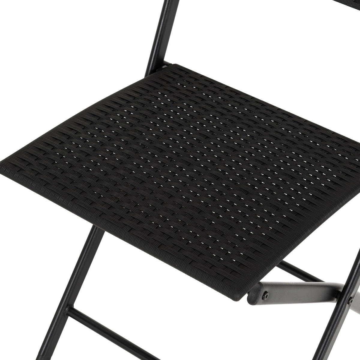Seconique Foldaway 1+2 Garden Set in Black