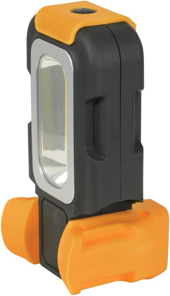 Mini LED Work Lamp - 3W COB Worklamp Batteries Included Magnetic Holder
