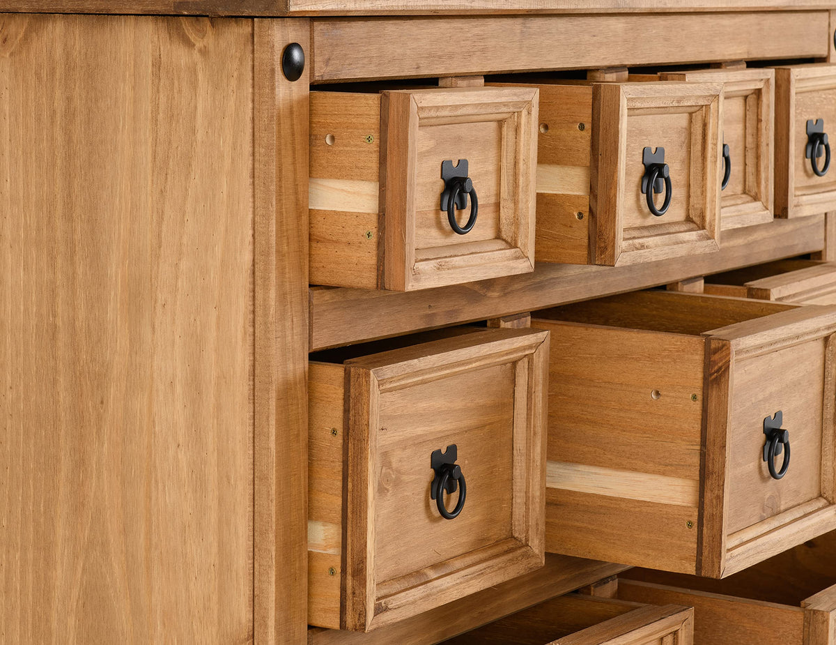Seconique Corona Merchant Chest in Distressed Waxed Pine