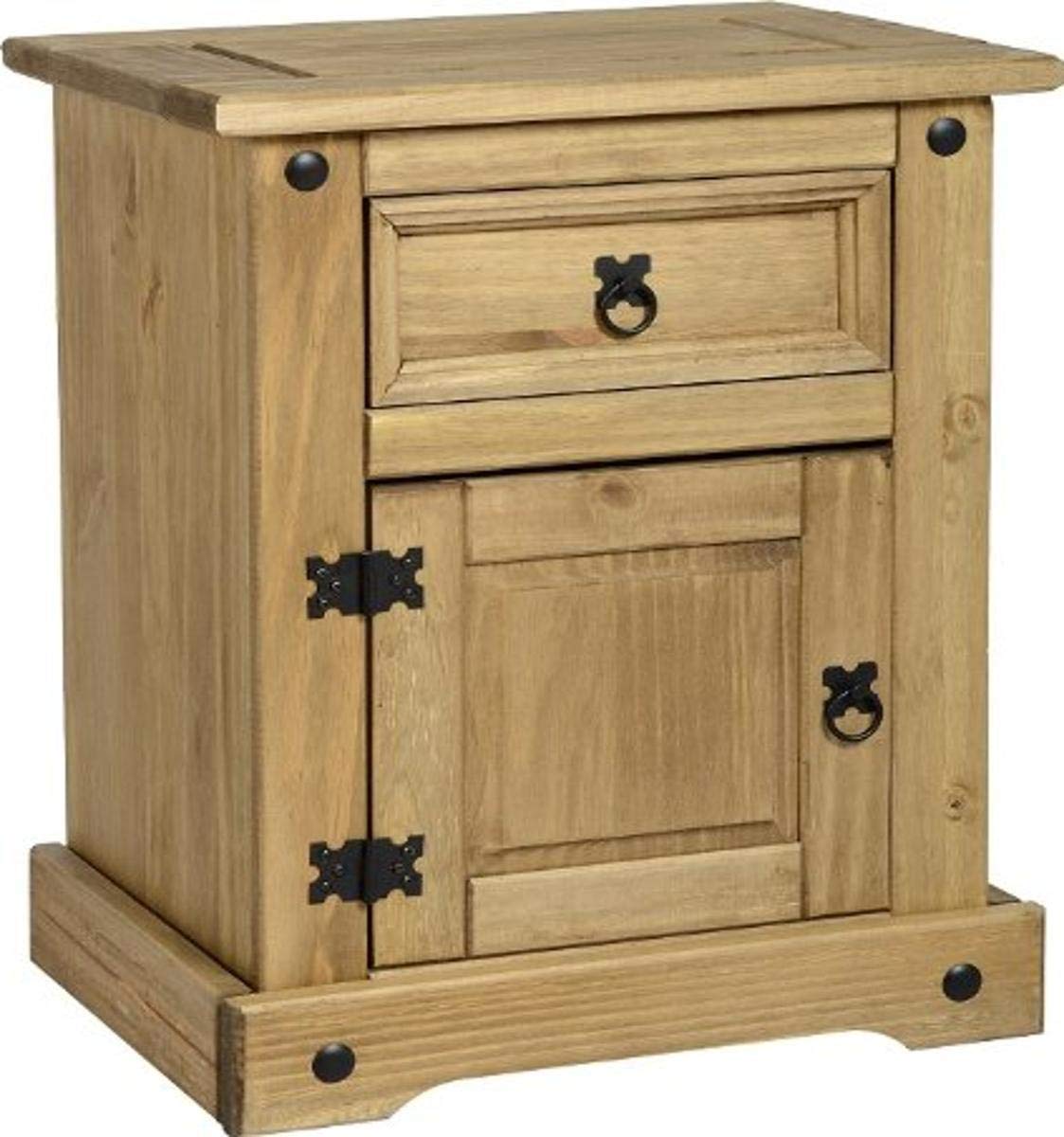 Seconique Corona 1 Drawer 1 Door Bedside Cabinet